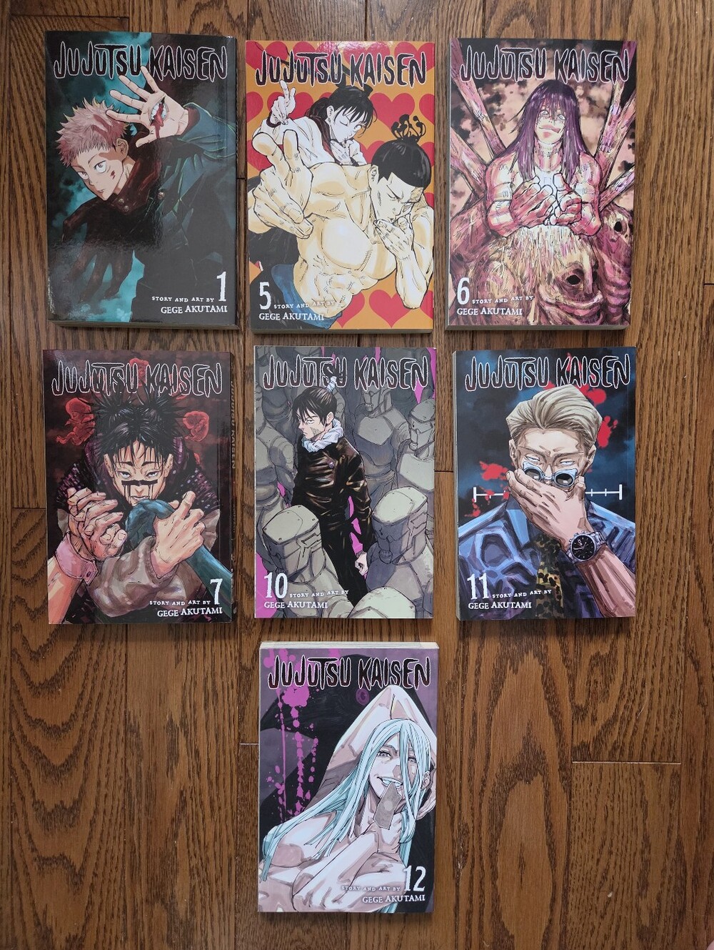 Jujutsu Kaisen Manga Books (Sold All Together)
